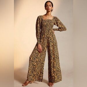 Anthropologie x Kachel Tiger-Striped Jumpsuit